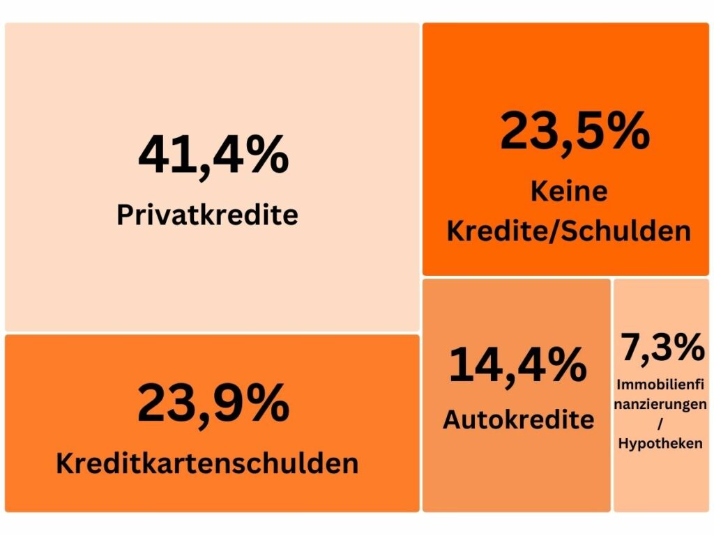 Welche Arten von Krediten haben Verbraucher derzeit?