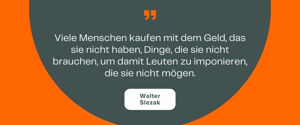 Lifestyle Creep Zitat